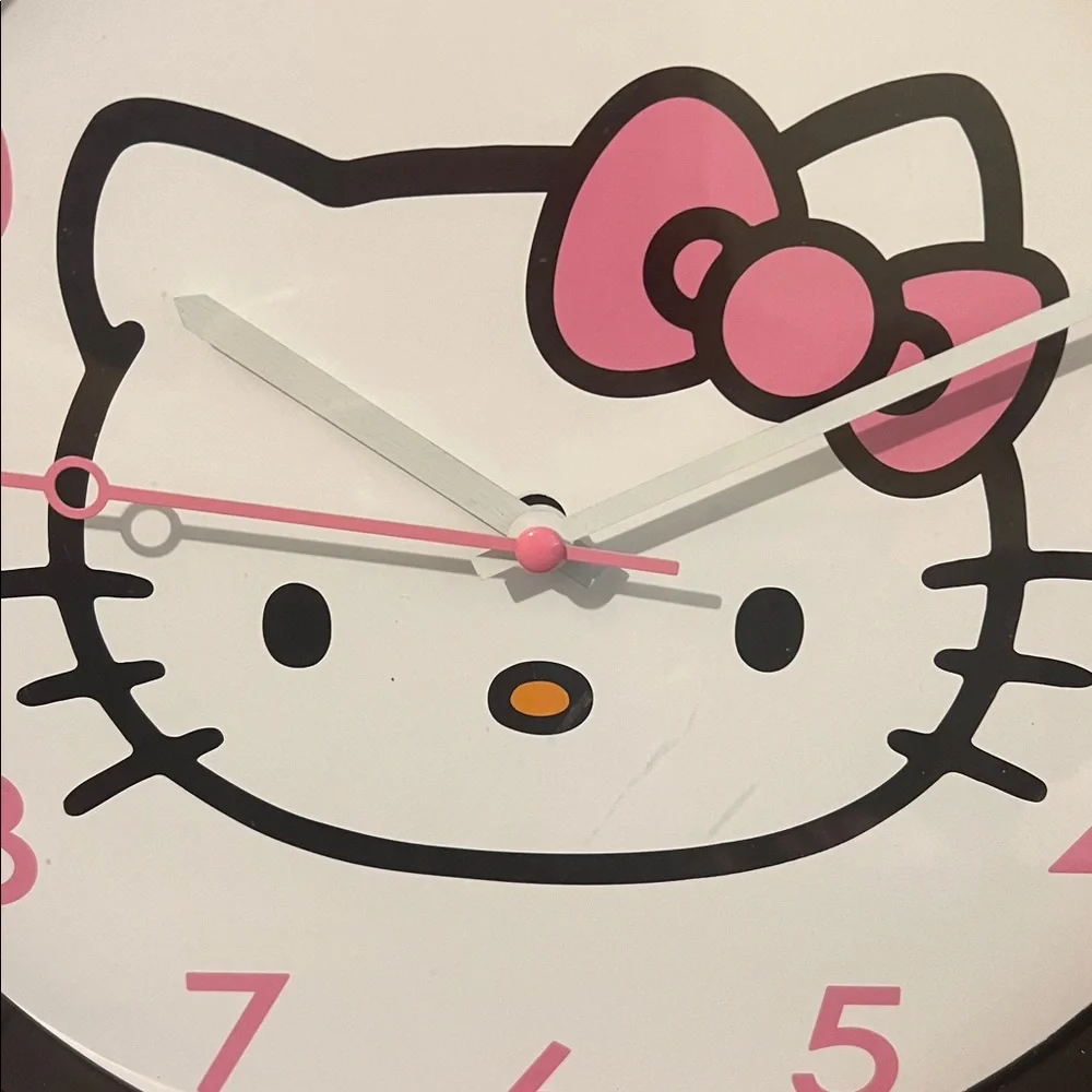 NWT, NIB, Hello Kitty Wall Clock